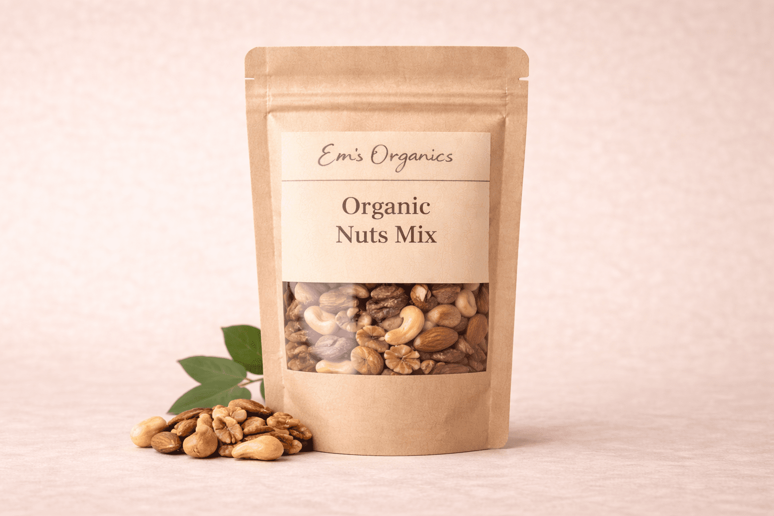 Organic nuts mix