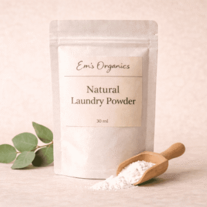 Natural laundry powder